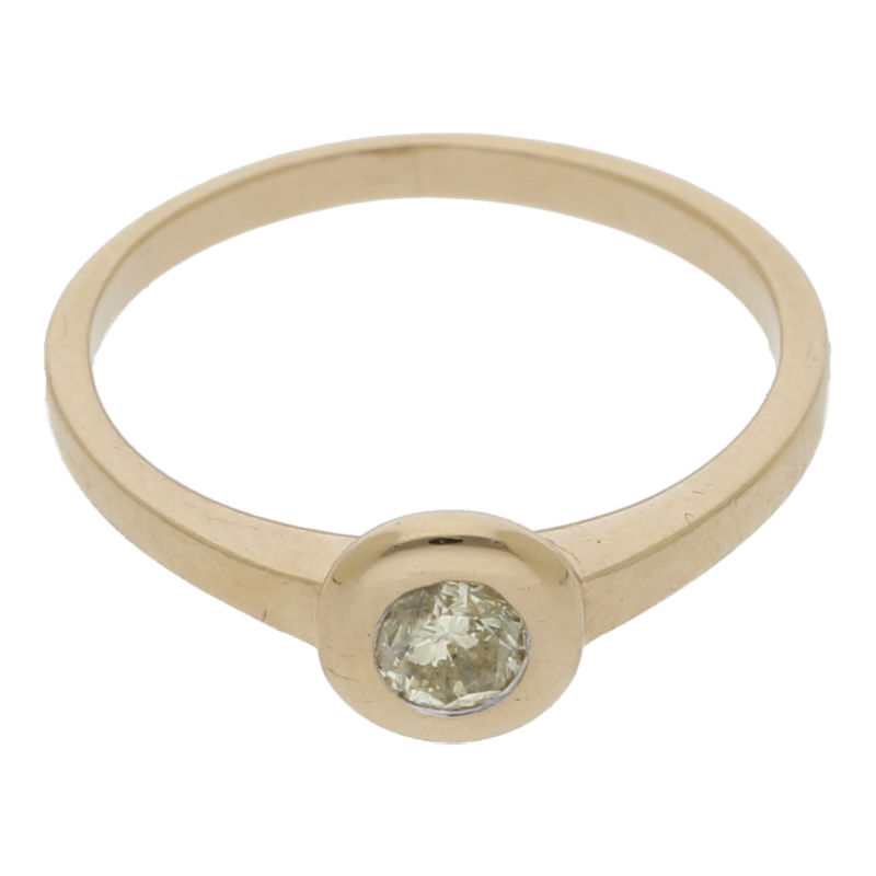 Brillant Ring 585/ 14 K Gold