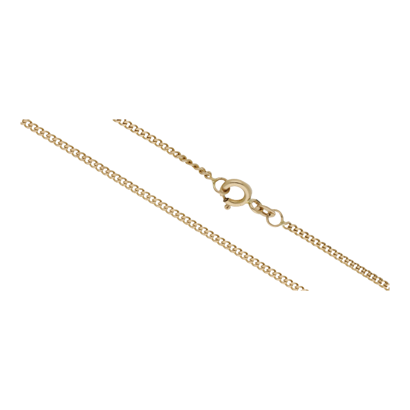 Panzer Kette 45 cm Länge 585/ 14 K Gold