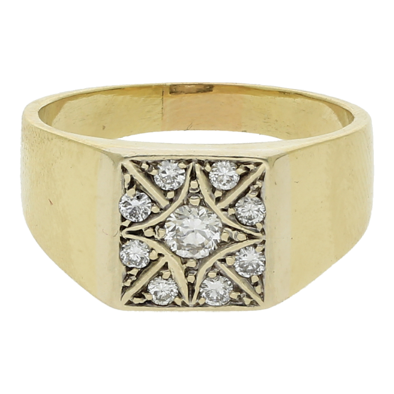 Brillant Ring ca. 0,50 ct H-VS 585 Gold