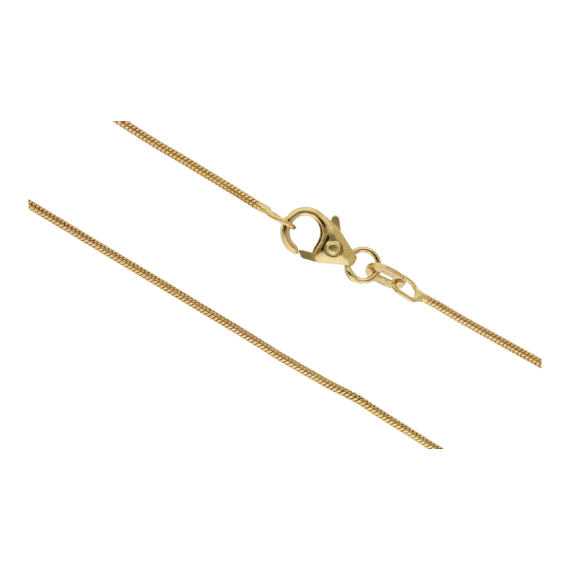 Halskette 585/14 K Gelbgold Schlangenkette Länge 45 cm