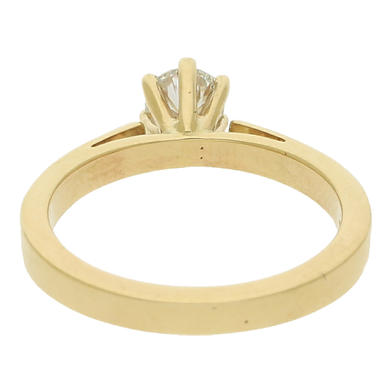Brillant Solitär Ring 0,52 ct 585/ Gold
