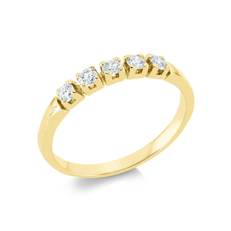 Brillant Ring 0,26 ct 750/ 18 K Gold
