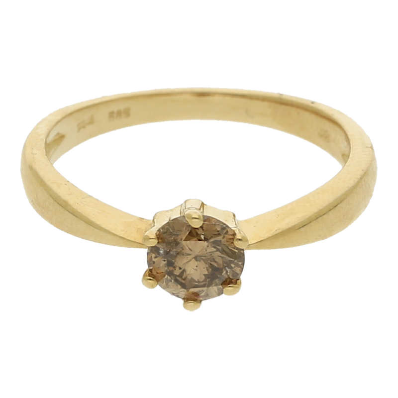 Halbkaräter Solitär ca. 0,50 ct 14K/585