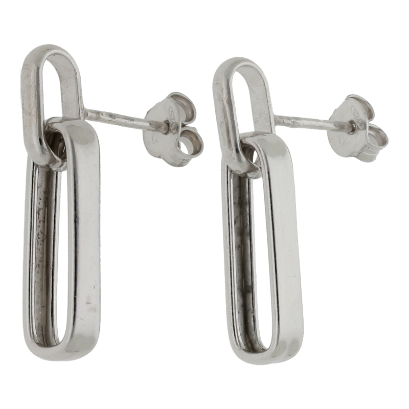 Ohrringe 925 Silber rhodiniert Steckhänger