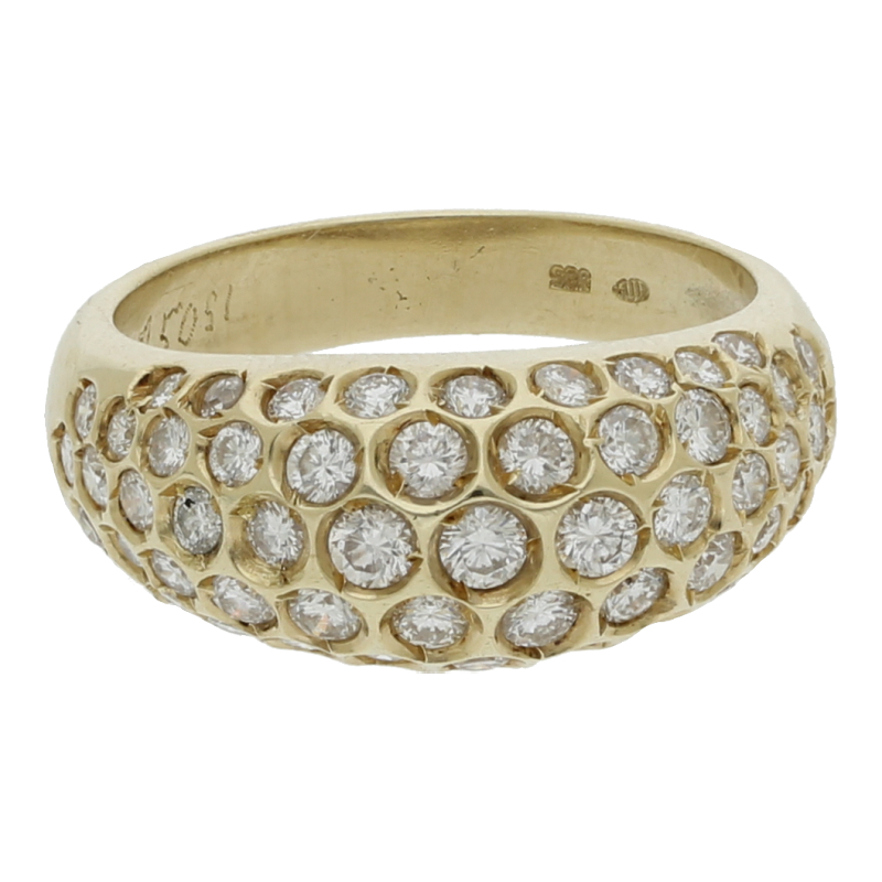 Brillant Ring mit ca. 1,5 ct /Gutachten 4.360,00