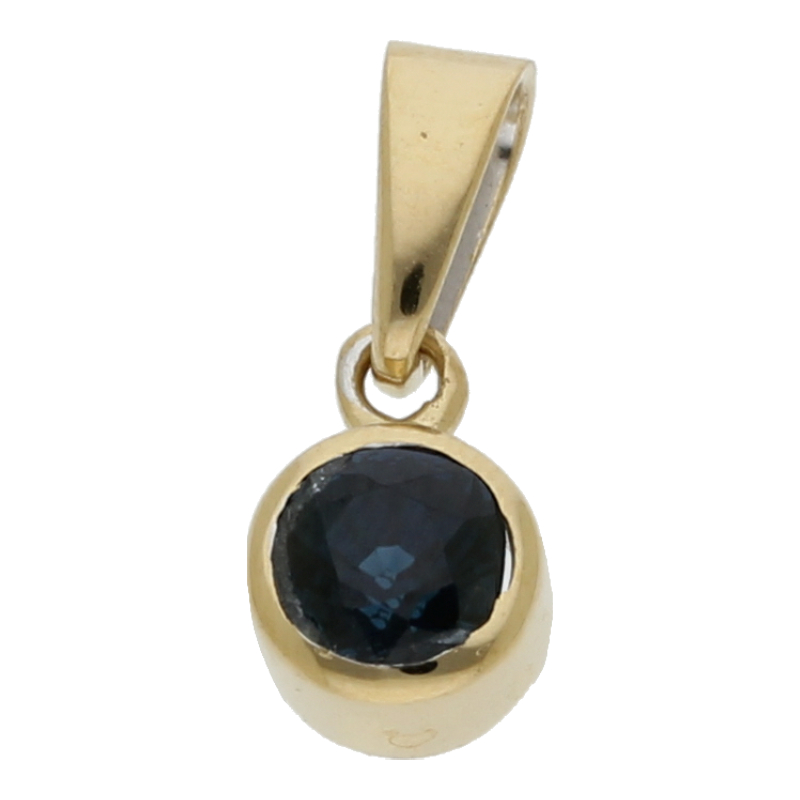 Saphir Anhänger 750/ 18 K Gold