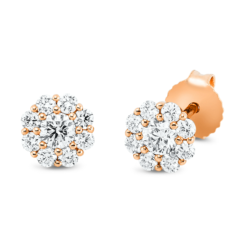 Brillant Ohrstecker 0,51 ct 750/ 18 K Gold