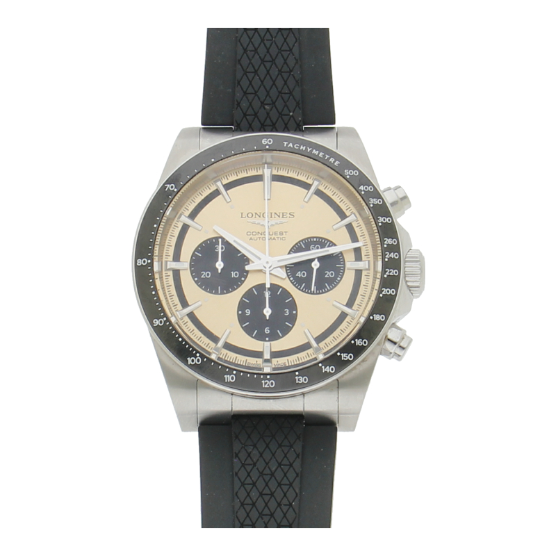 Longines Conquest Chronograph L3.835.4 Automatik Full Set 2024 Kautschukband
