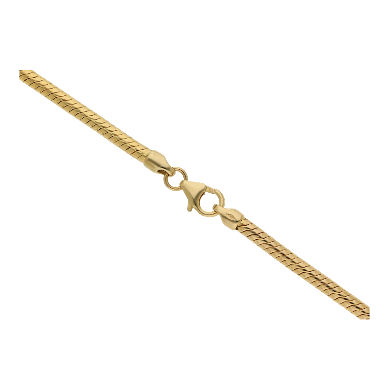Halskette 585/14 K Gelbgold Schlangenkette Breite 3,2 mm Länge 42 cm