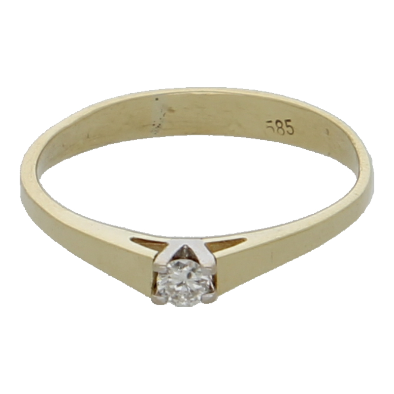 Brillant Ring 585/ 14 K Gold