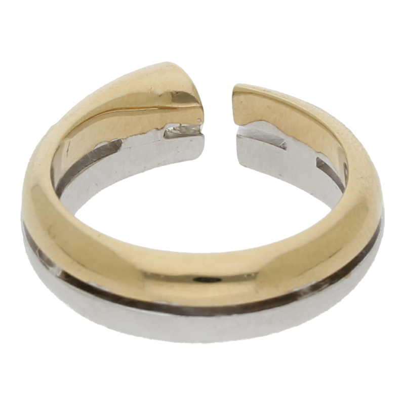 Solitär Spannring 18K/750