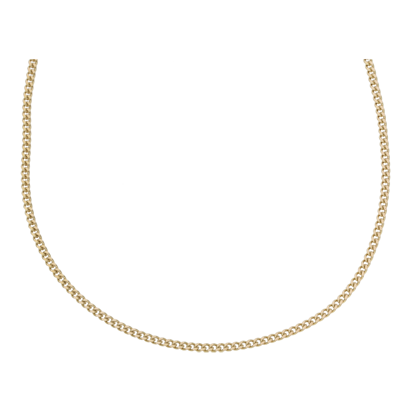 Kette Panzer 43 cm Länge 333/ 8 K Gold