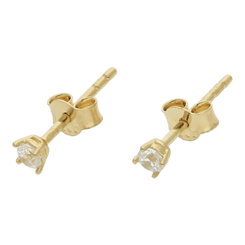 Solitär Ohrstecker 585 Gold