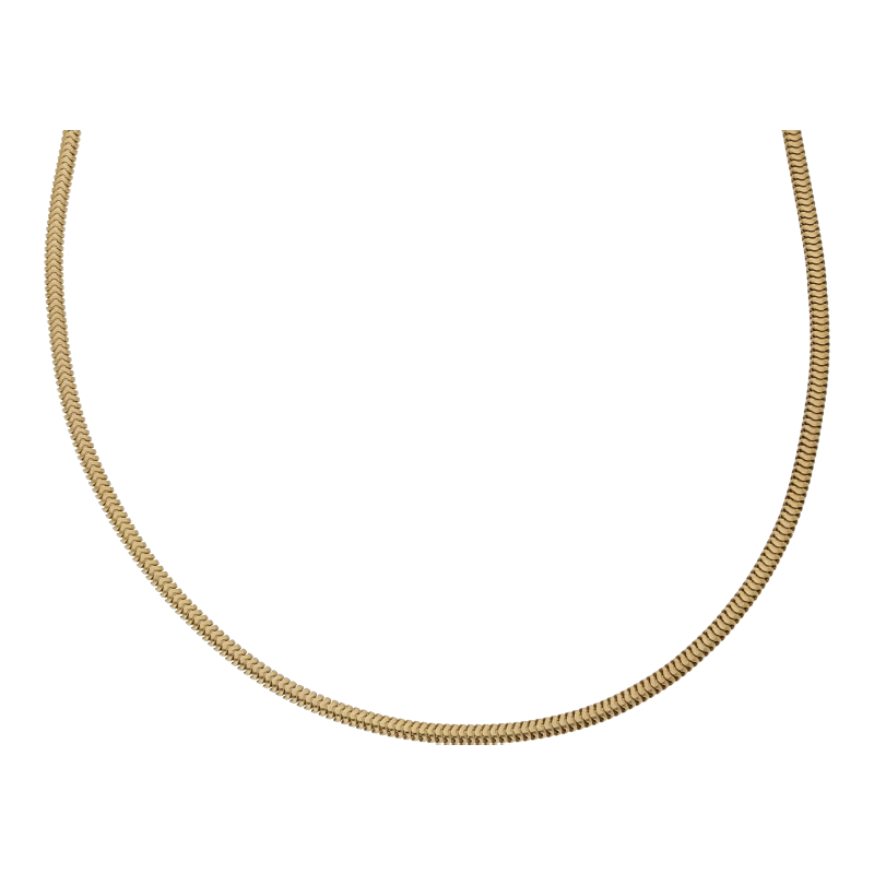Schlangenkette 50 cm Länge 333/ 8 K Gold