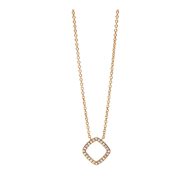 Brillant Collier 39 cm Länge 750/ 18 K Gold