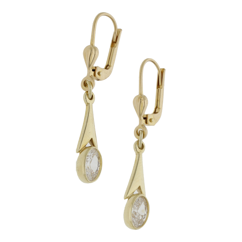 Ohrhänger 585/ 14 K Gold