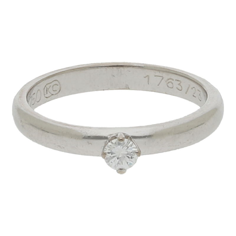 Antragsring Weißgold 18K/750